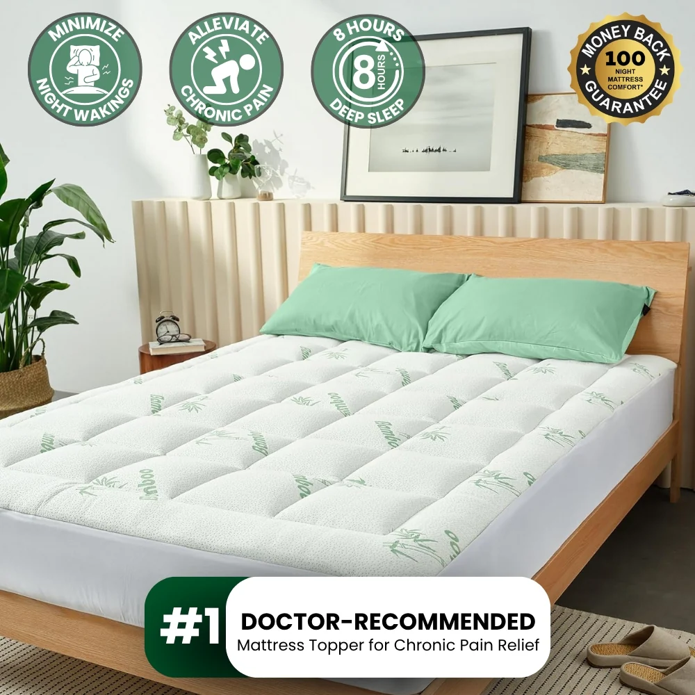 OrthoBed Bamboo Mattress Topper